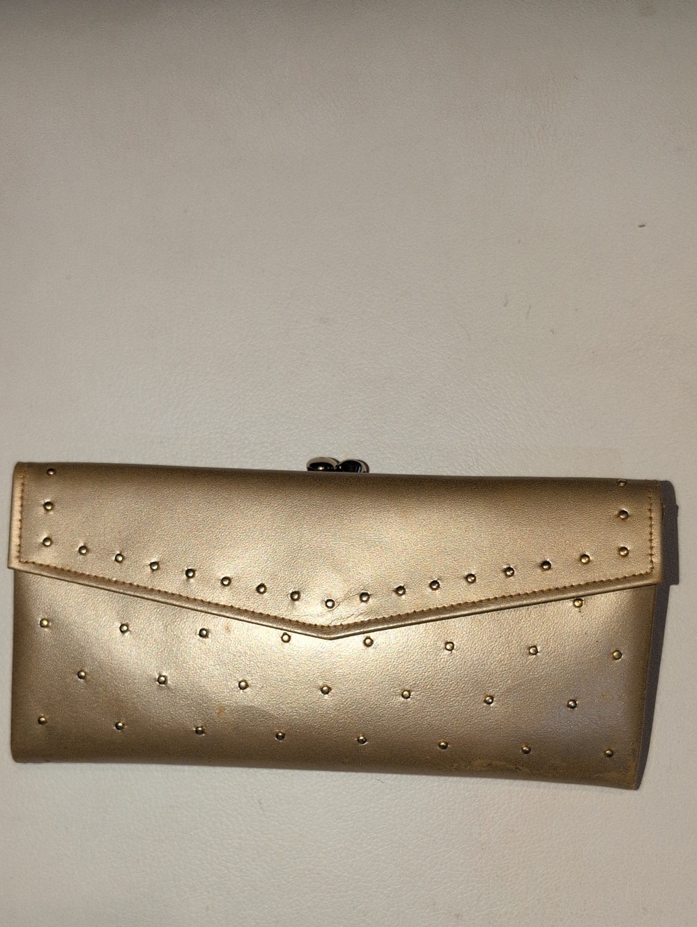 Vintage Princess Gardner Gold Studded Wallet From The 60s Or 70s Era